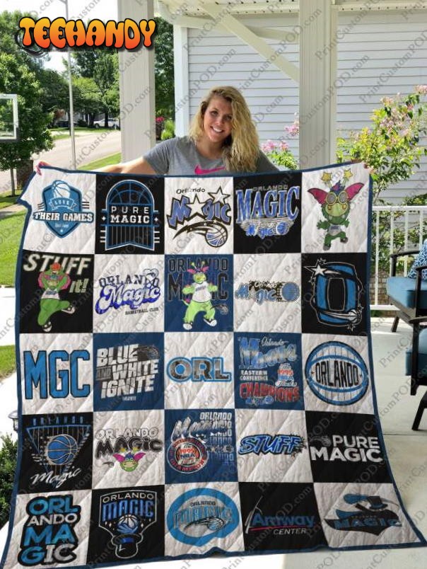 Orlando Magic 3D Customized Quilt Blanket