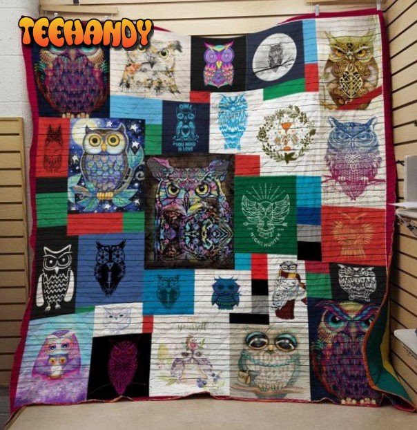 Owl 3D Customized Quilt Blanket