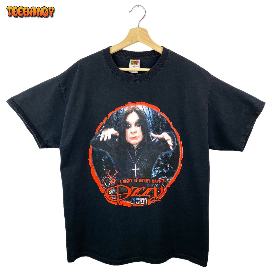 Ozzy Osbourne Rob Zombie Merry Mayhem 2001 Tour Mudvayne T Shirt