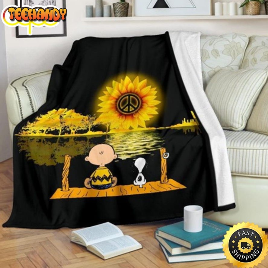 Peaceful Charlie Brown And Snoopy 3D Full Printing The Peanuts Blanket