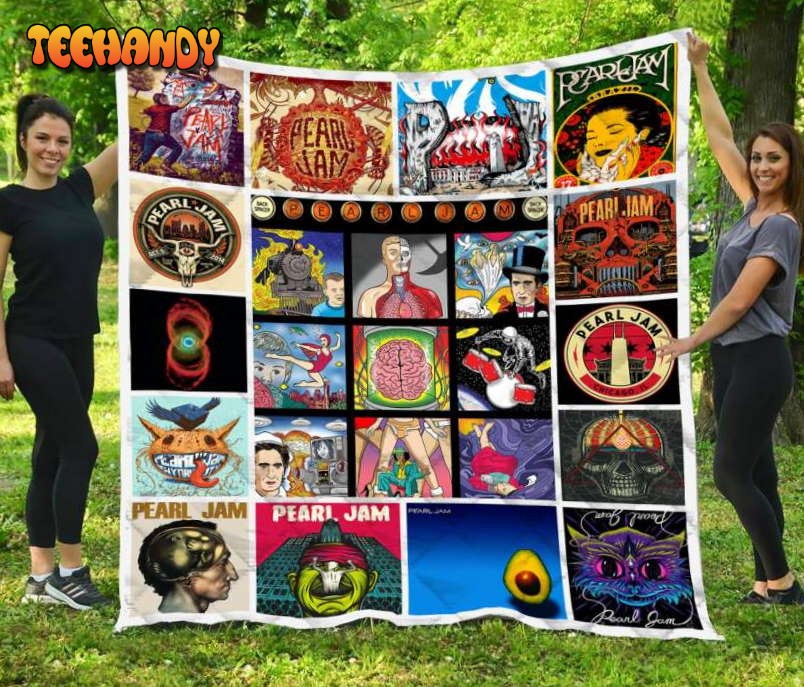 Pearl Jam 3D Quilt Blanket