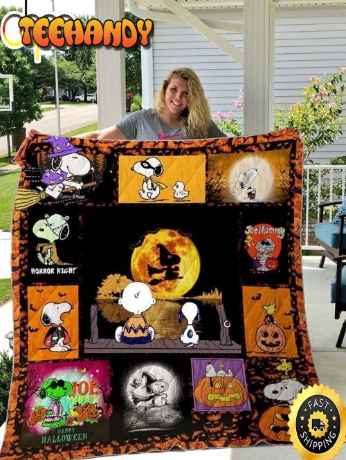 Personalized Snoopy Halloween The Peanuts Movie Snoopy Dog Blanket