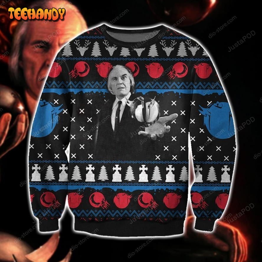 Phantasm Knitting Pattern 3d Print Ugly Sweater, Ugly Sweater