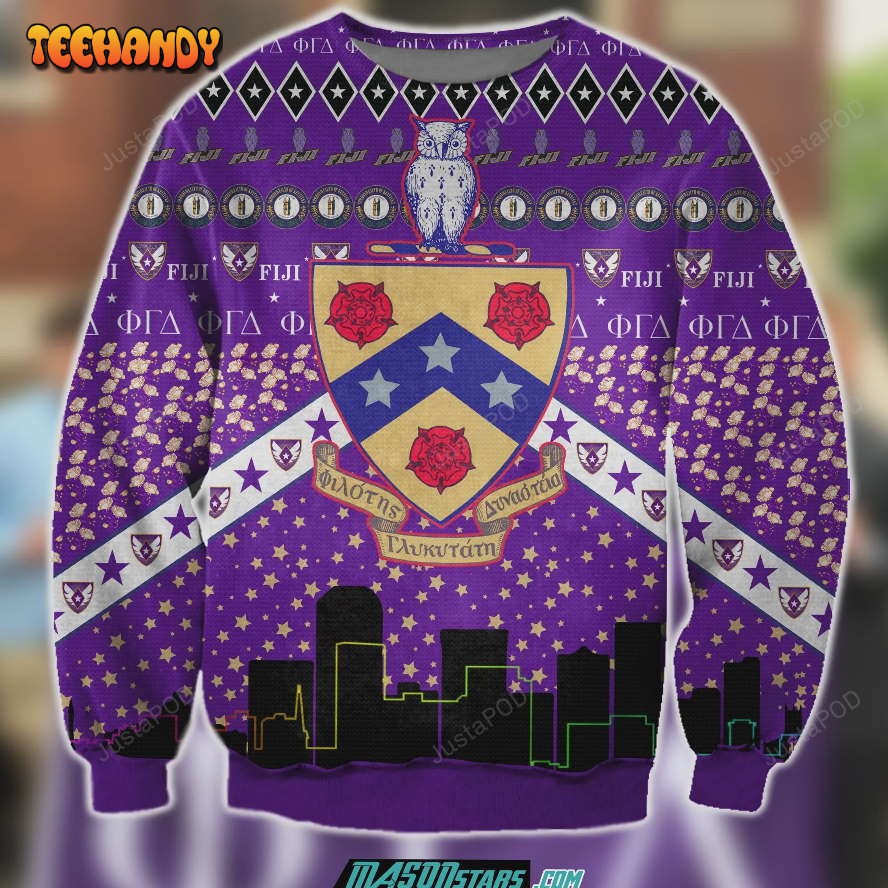 Phi Gamma Delta 3D Print Ugly Christmas Sweater, Ugly Sweater