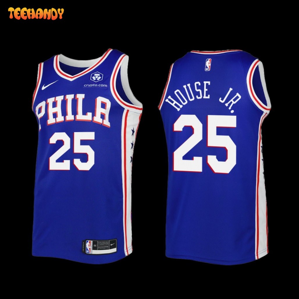 Philadelphia 76ers Danuel House Jr. 2022-23 Icon Edition Jersey Royal