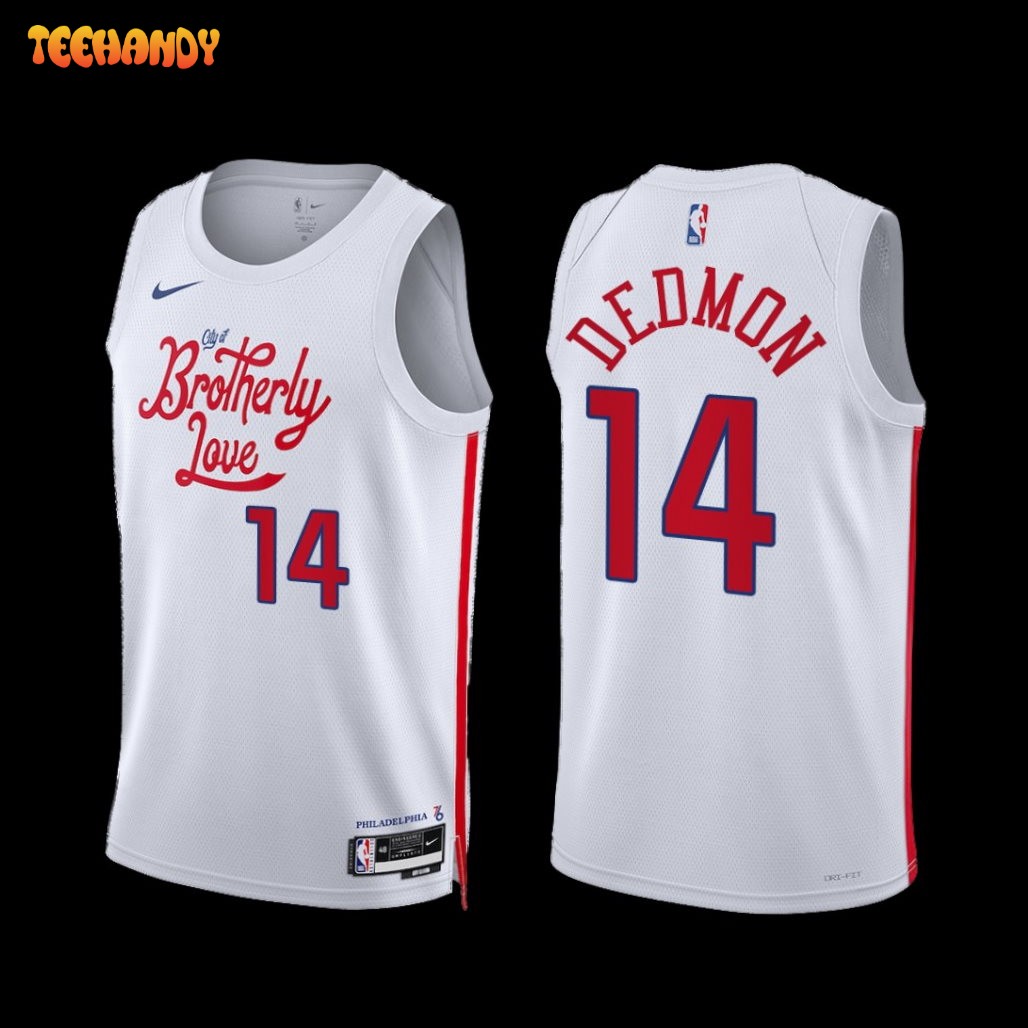 Philadelphia 76ers Dewayne Dedmon 2022-23 City Edition Jersey White