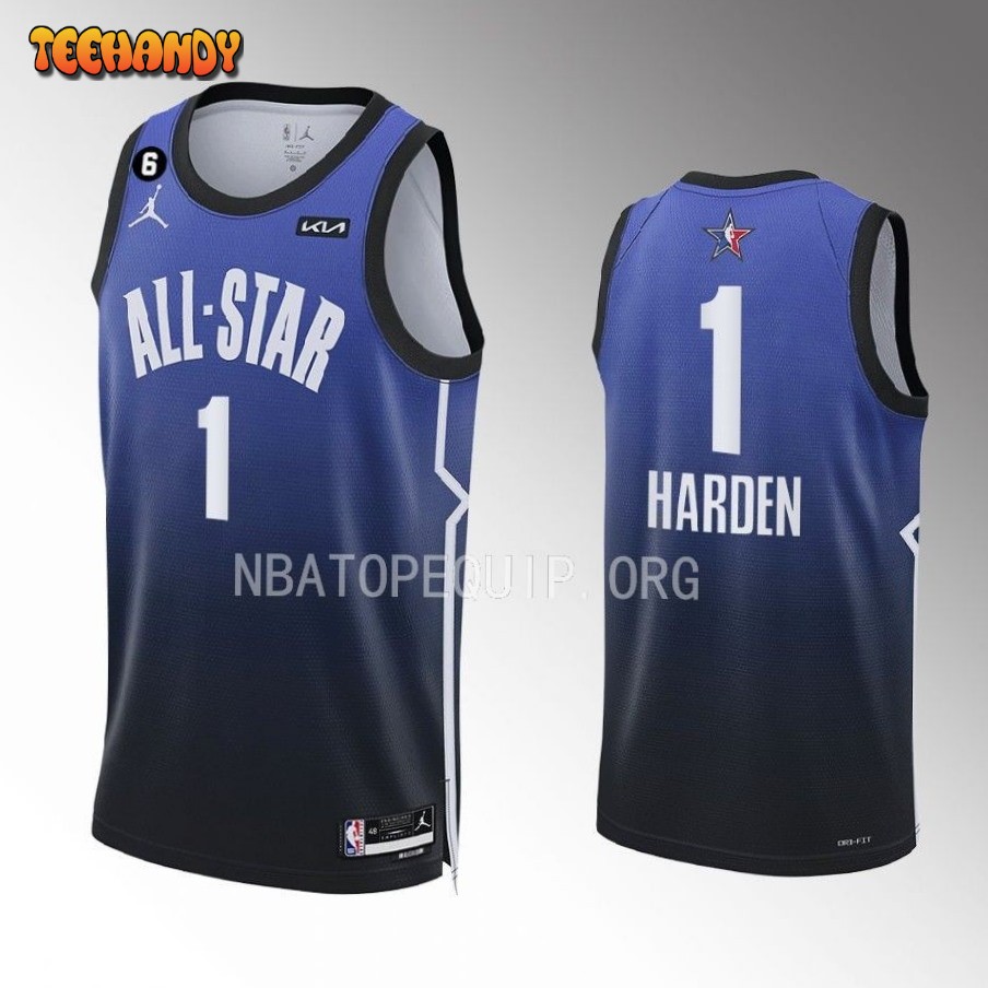 Philadelphia 76ers James Harden 2023 NBA All-Star Blue Jersey