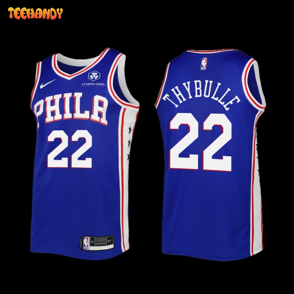 Philadelphia 76ers Matisse Thybulle 2022-23 Icon Edition Jersey Royal