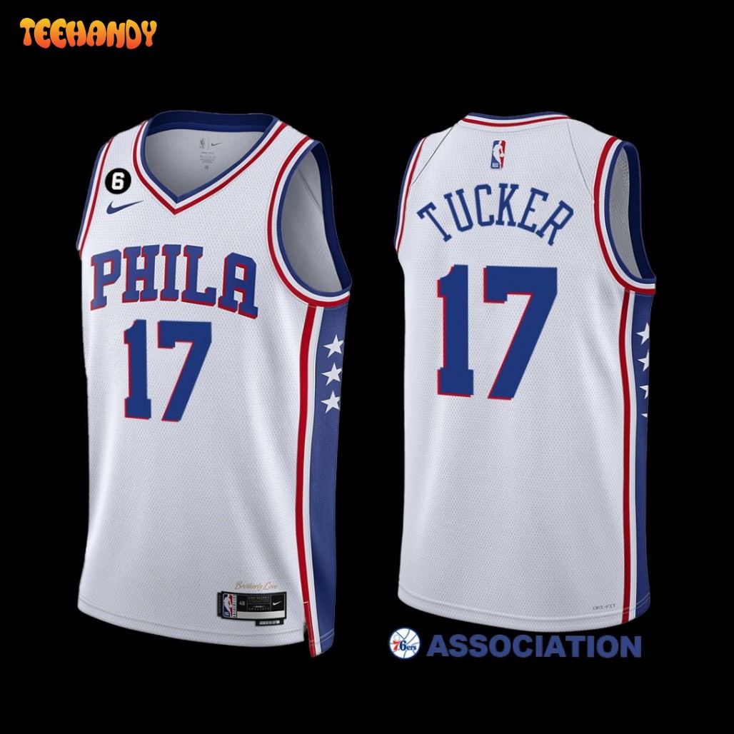 Philadelphia 76ers P.J. Tucker 2022-23 Association Edition Jersey White