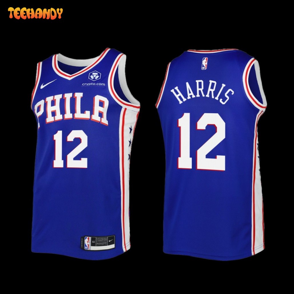 Philadelphia 76ers Tobias Harris 2022-23 Icon Edition Jersey Royal