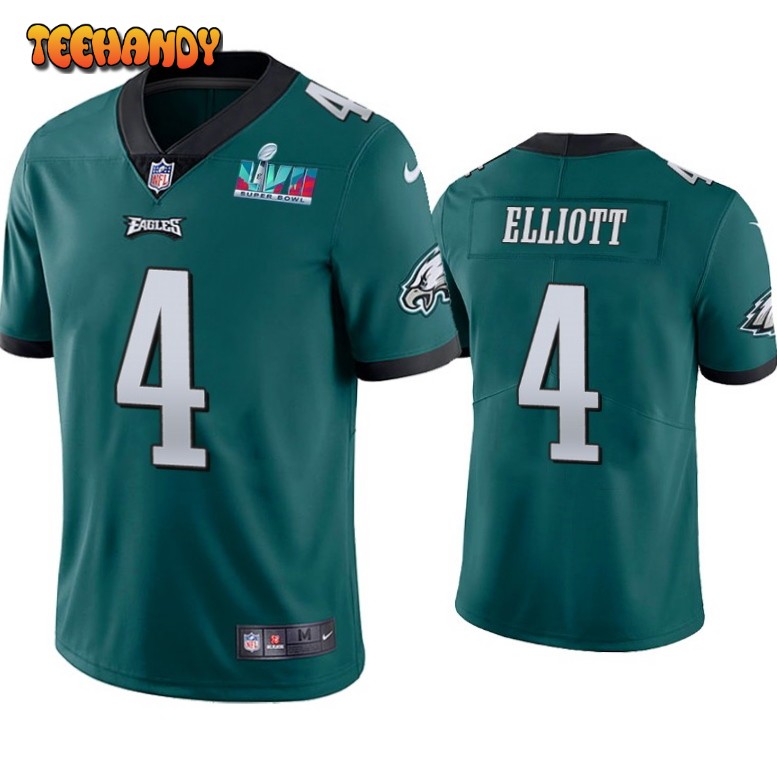 Philadelphia Eagles Jake Elliott Super Bowl LVII Green Limited Jersey