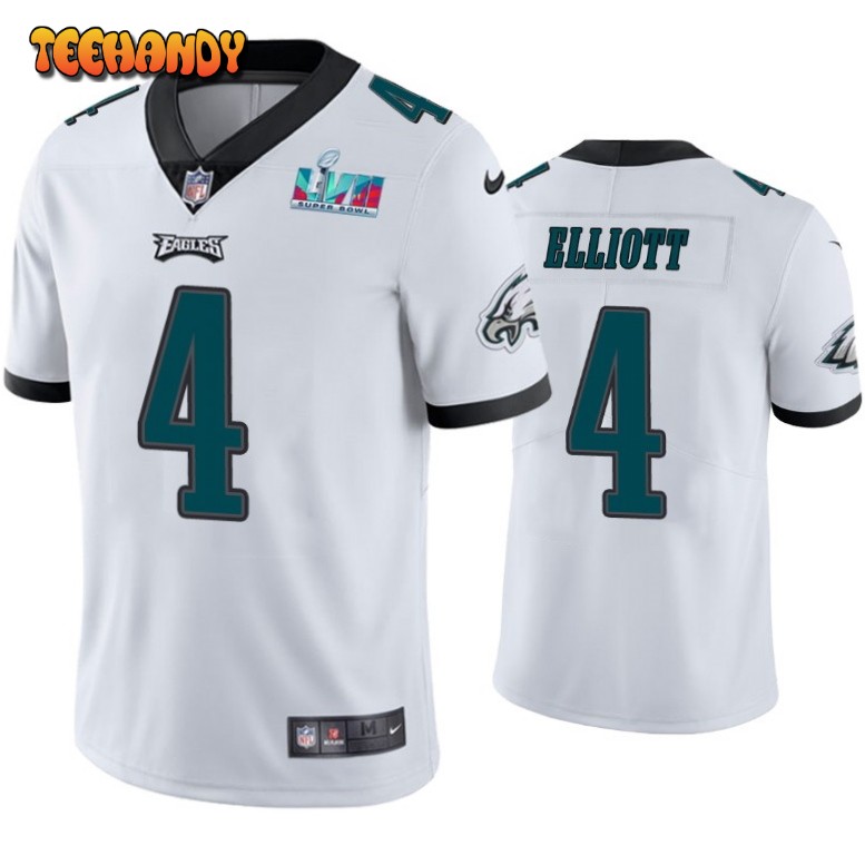 Philadelphia Eagles Jake Elliott Super Bowl LVII White Limited Jersey