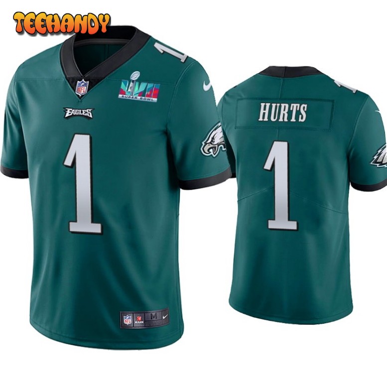 Philadelphia Eagles Jalen Hurts Super Bowl LVII Green Limited Jersey