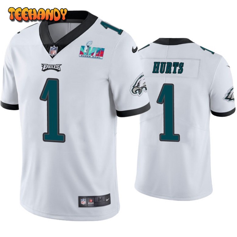 Philadelphia Eagles Jalen Hurts Super Bowl LVII White Limited Jersey