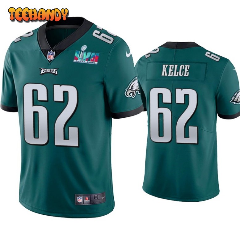 Philadelphia Eagles Jason Kelce Super Bowl LVII Green Limited Jersey