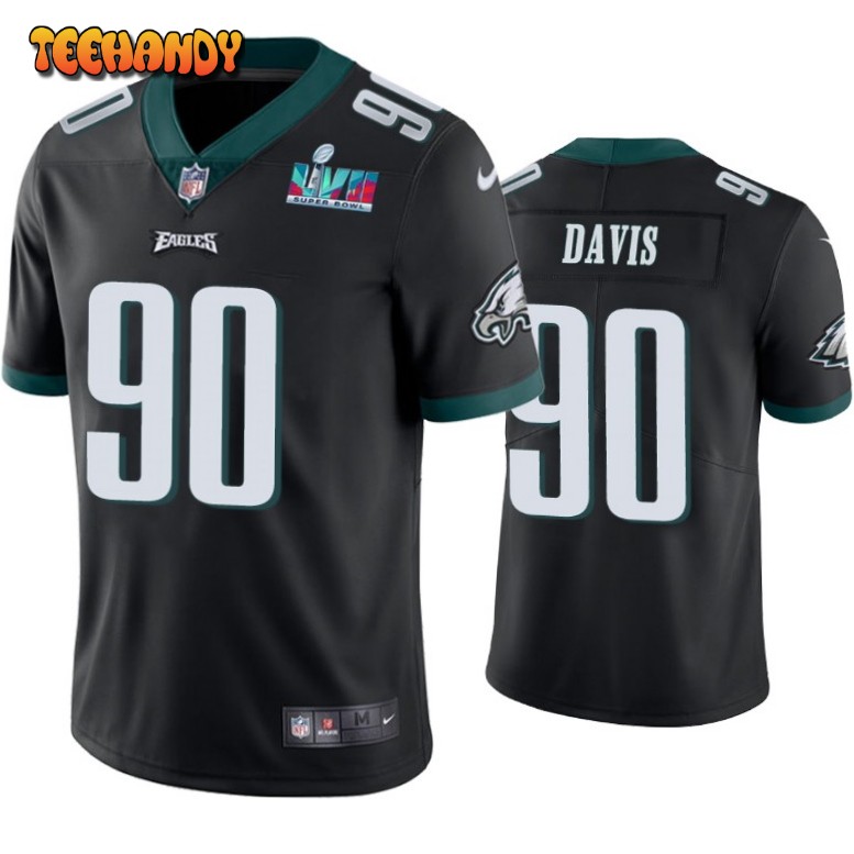 Philadelphia Eagles Jordan Davis Super Bowl LVII Black Limited Jersey