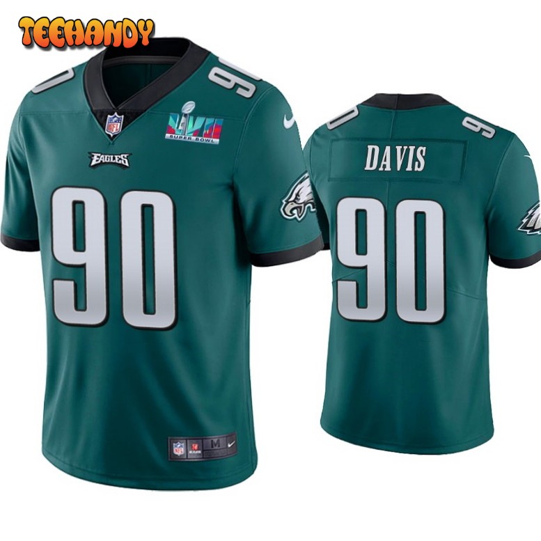 Philadelphia Eagles Jordan Davis Super Bowl LVII Green Limited Jersey