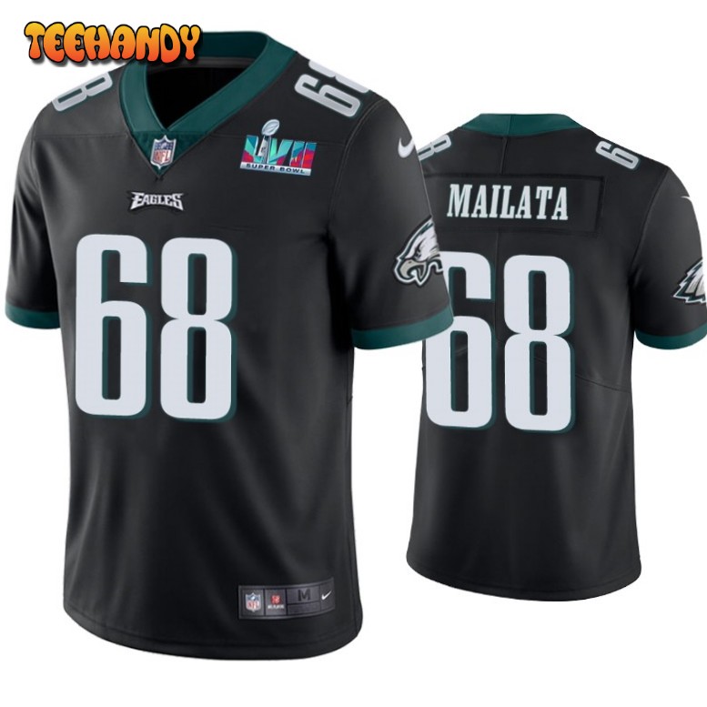 Philadelphia Eagles Jordan Mailata Super Bowl LVII Black Limited Jersey