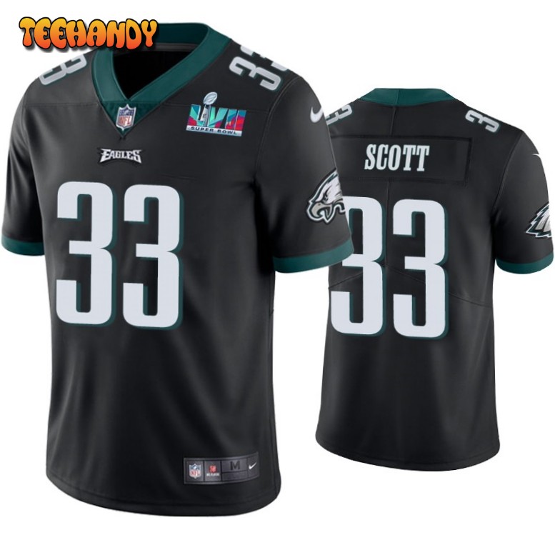 Philadelphia Eagles Josiah Scott Super Bowl LVII Black Limited Jersey