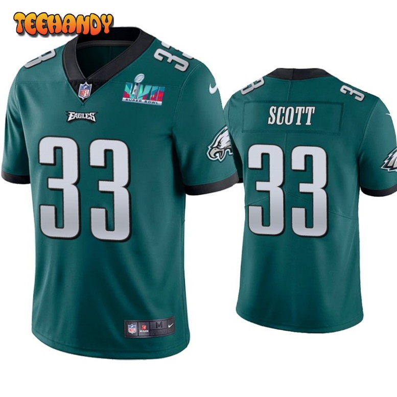 Philadelphia Eagles Josiah Scott Super Bowl LVII Green Limited Jersey