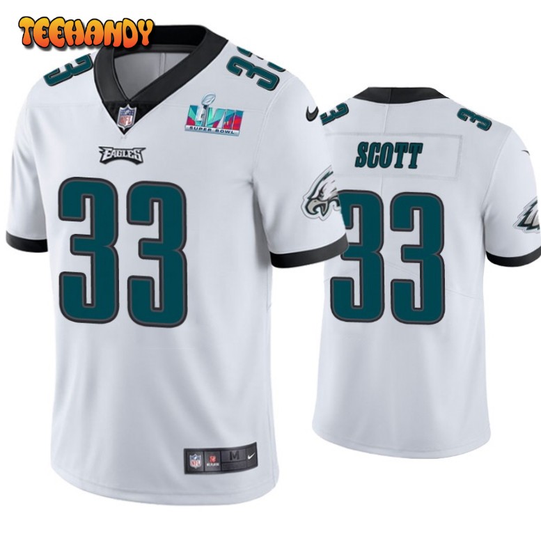 Philadelphia Eagles Josiah Scott Super Bowl LVII White Limited Jersey