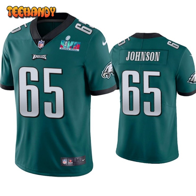 Philadelphia Eagles Lane Johnson Super Bowl LVII Green Limited Jersey