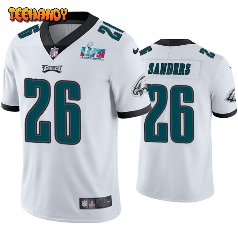 Philadelphia Eagles Miles Sanders Super Bowl LVII White Limited Jersey