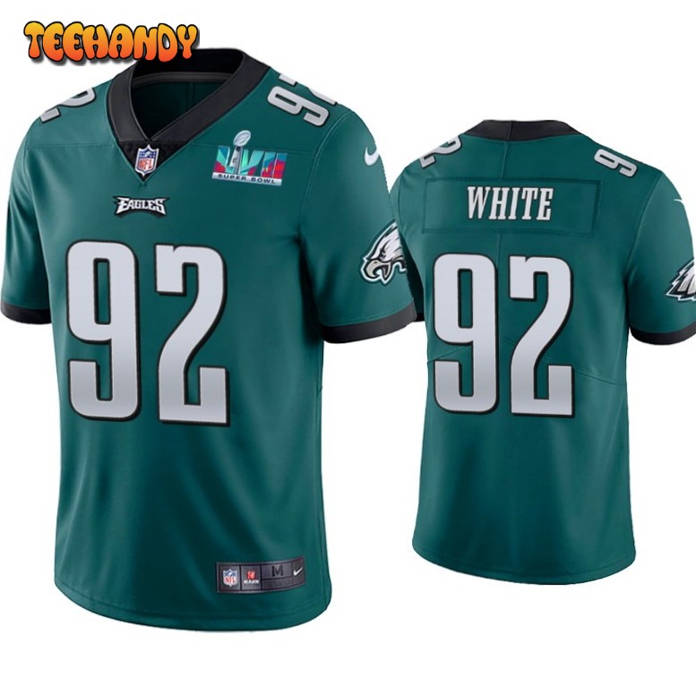 Philadelphia Eagles Reggie White Super Bowl LVII Green Limited Jersey