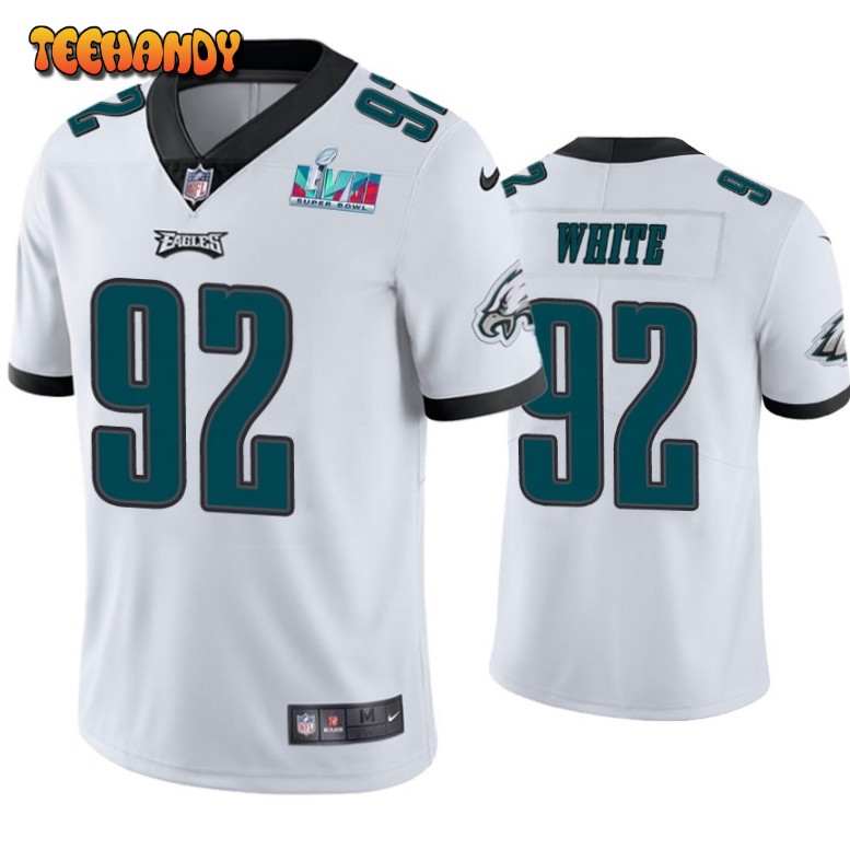 Philadelphia Eagles Reggie White Super Bowl LVII White Limited Jersey