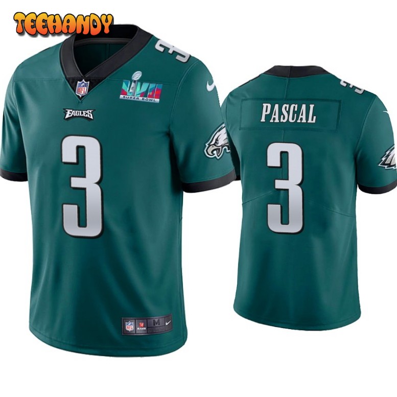 Philadelphia Eagles Zach Pascal Super Bowl LVII Green Limited Jersey