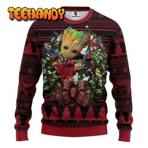 Phoenix Coyotes Groot Hug For Unisex Ugly Christmas Sweater