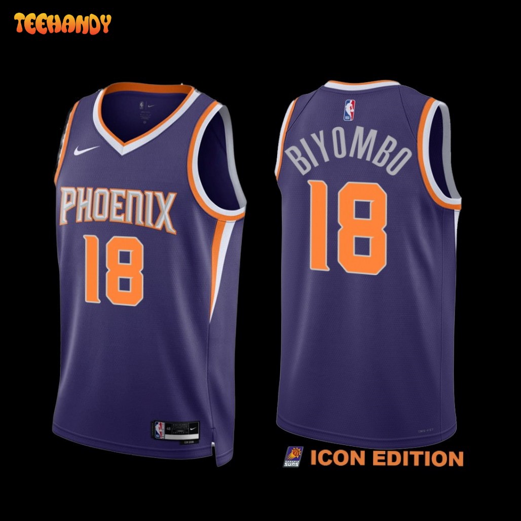 Phoenix Suns Bismack Biyombo 2022-23 Purple Icon Edition Jersey