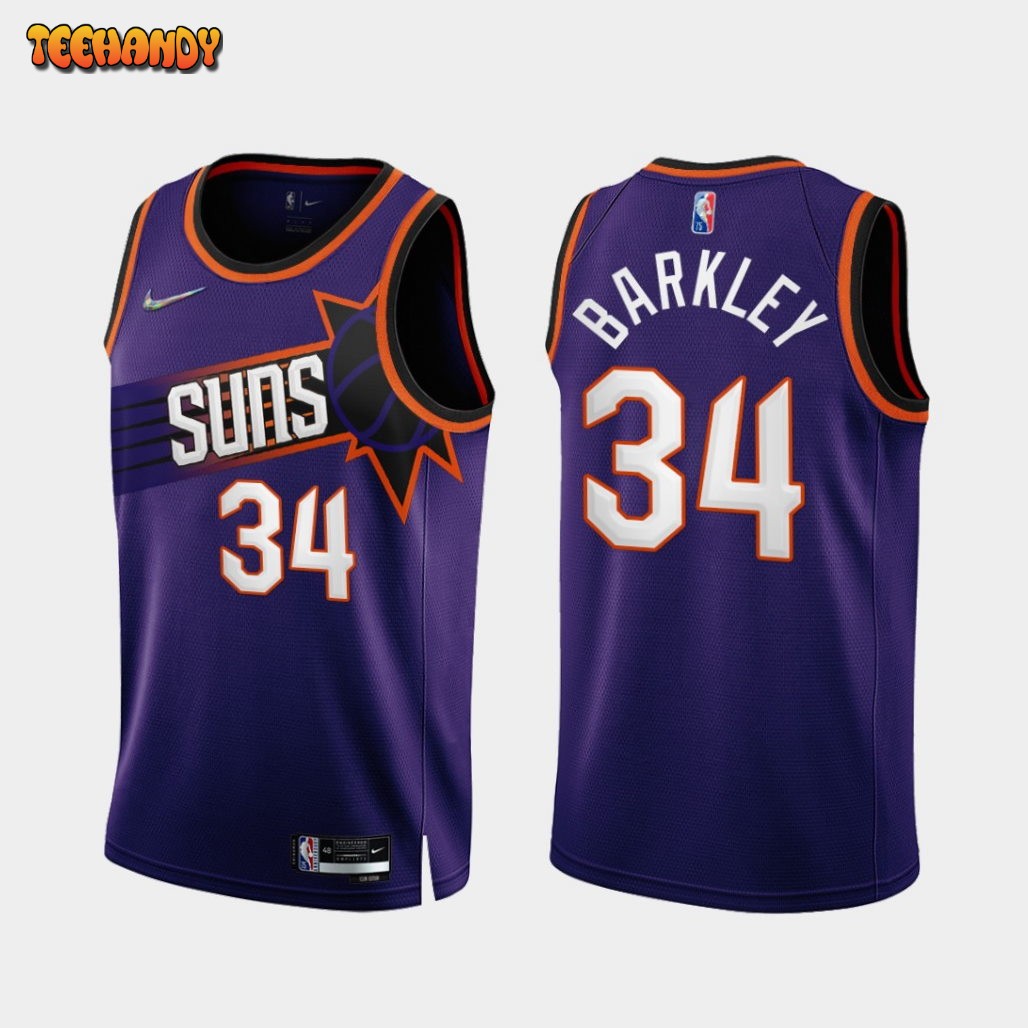 Phoenix Suns Charles Barkley 2022-23 Purple Icon Edition Jersey