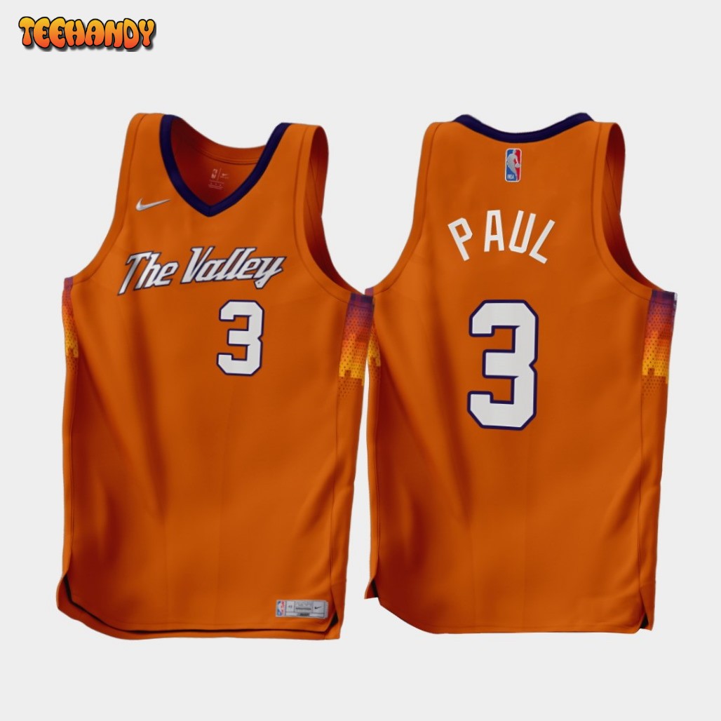 Phoenix Suns Chris Paul 2022-23 Earned Edition Jersey Orange