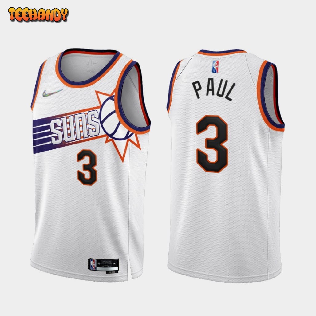 Phoenix Suns Chris Paul 2022-23 White Association Edition Jersey