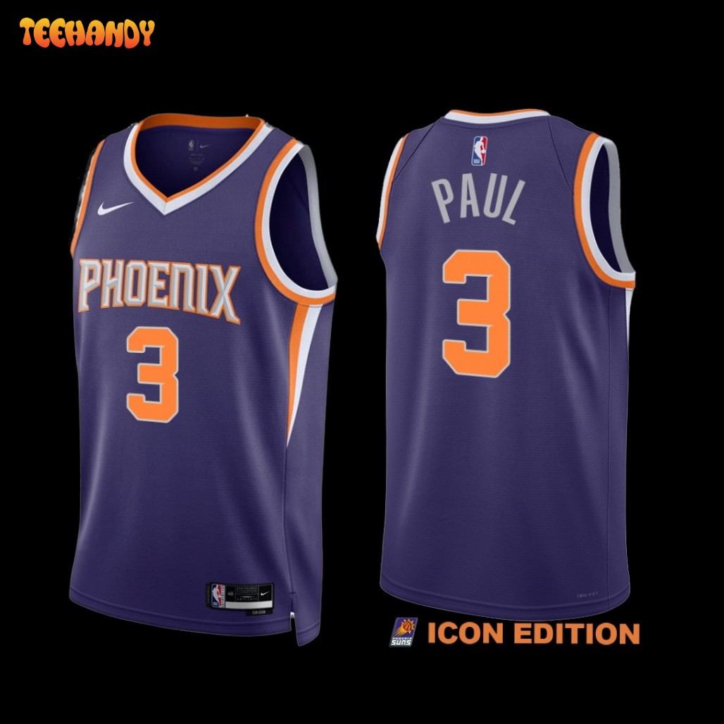 Phoenix Suns Chris Paul 2023 Purple Icon Edition Jersey