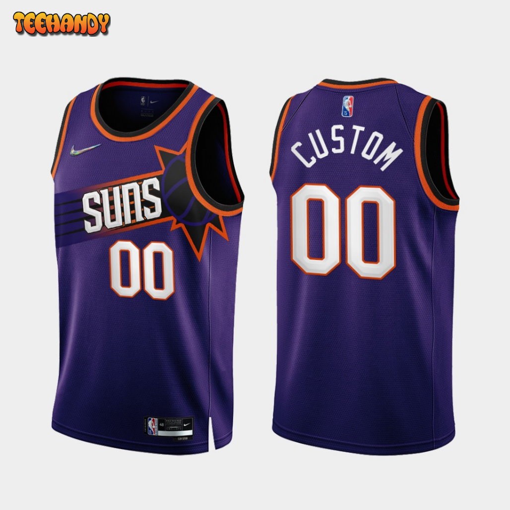 Phoenix Suns Custom 2022-23 Purple Icon Edition Jersey