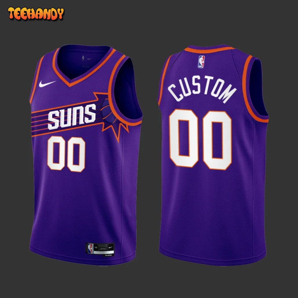 Phoenix Suns Custom 2023-24 Purple Icon Edition Jersey