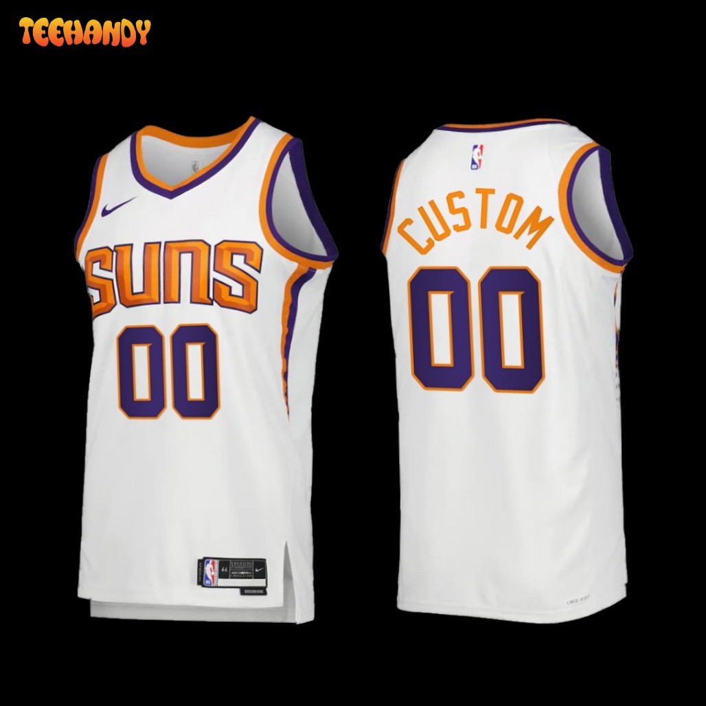 Phoenix Suns custom 2023 White Association Edition Jersey