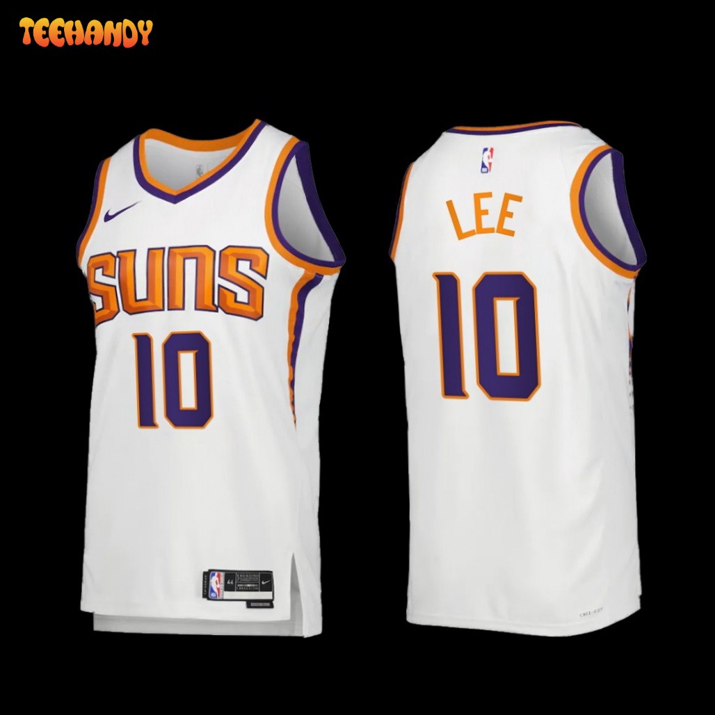 Phoenix Suns Damion Lee 2022-23 White Association Edition Jersey