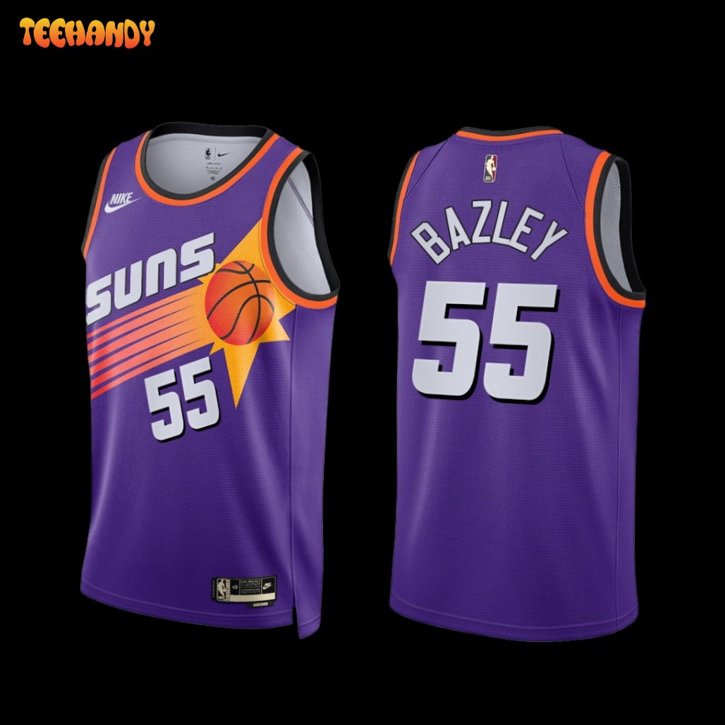 Phoenix Suns Darius Bazley 2022-23 Classic Edition Jersey Purple