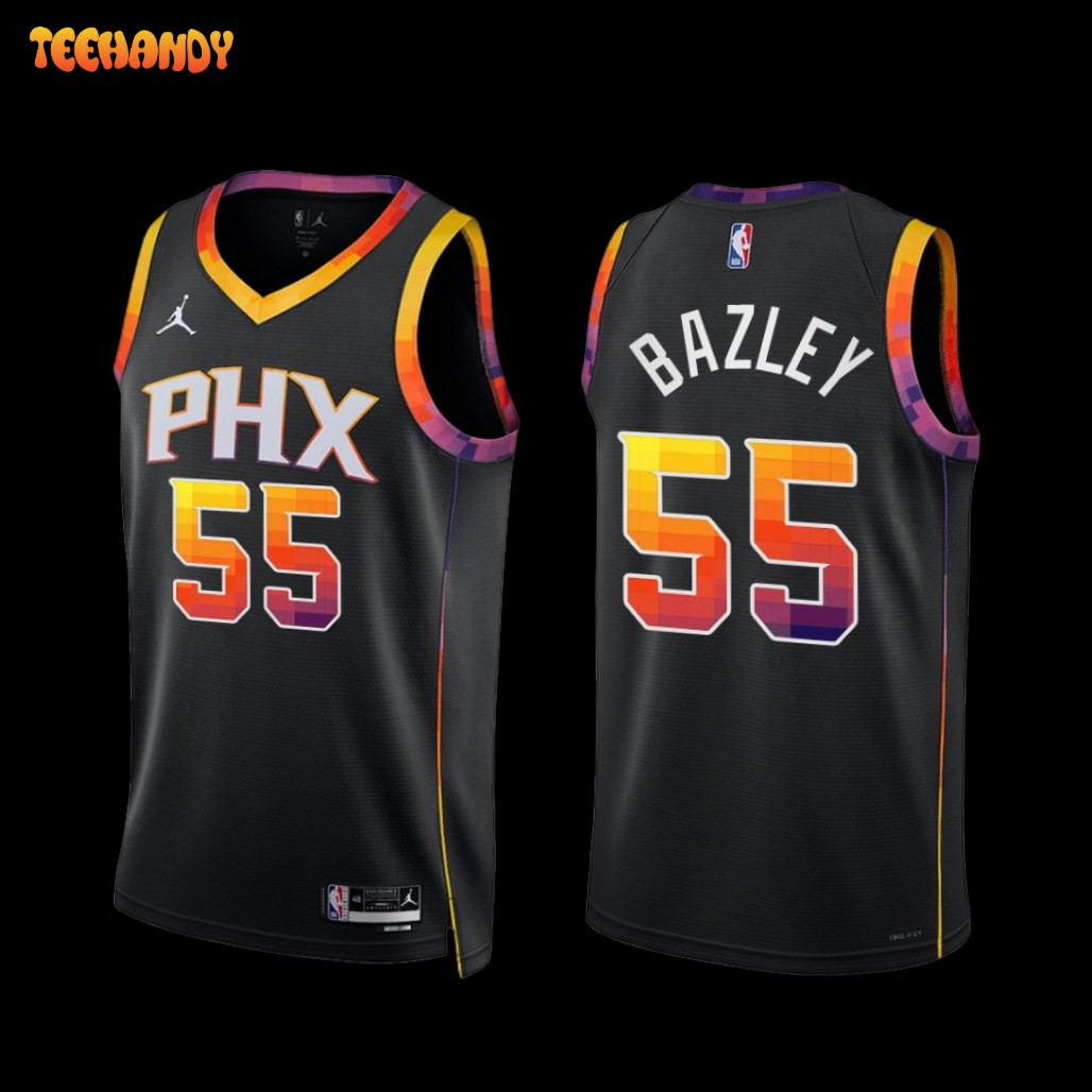 Phoenix Suns Darius Bazley 2022-23 Statement Edition Jersey Black