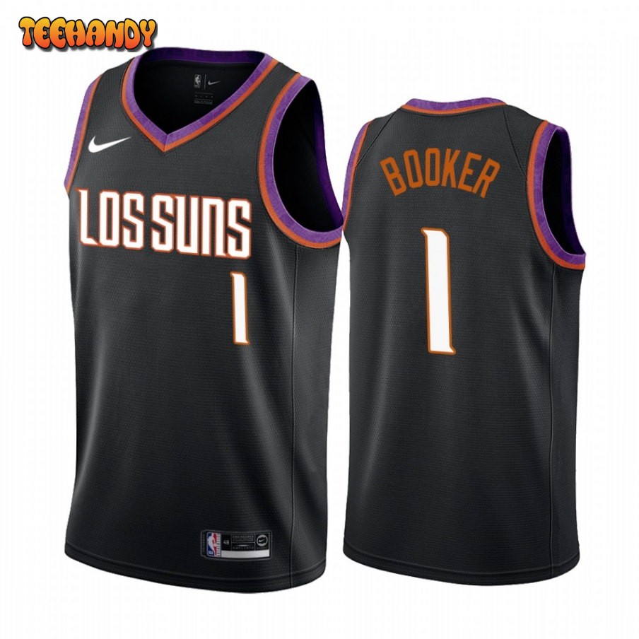 Phoenix Suns Devin Booker 2020 Black City Jersey