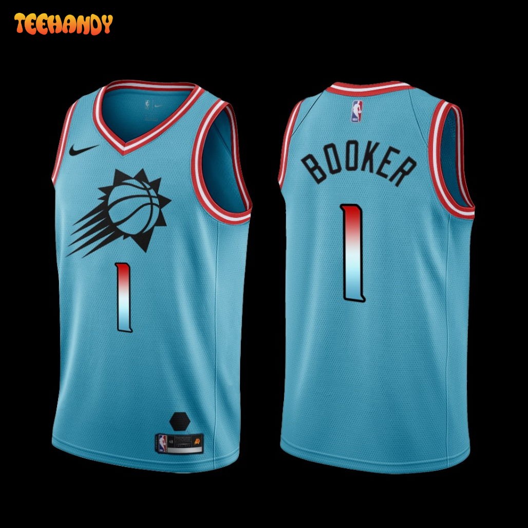 Phoenix Suns Devin Booker 2022-23 Blue City Edition Jersey