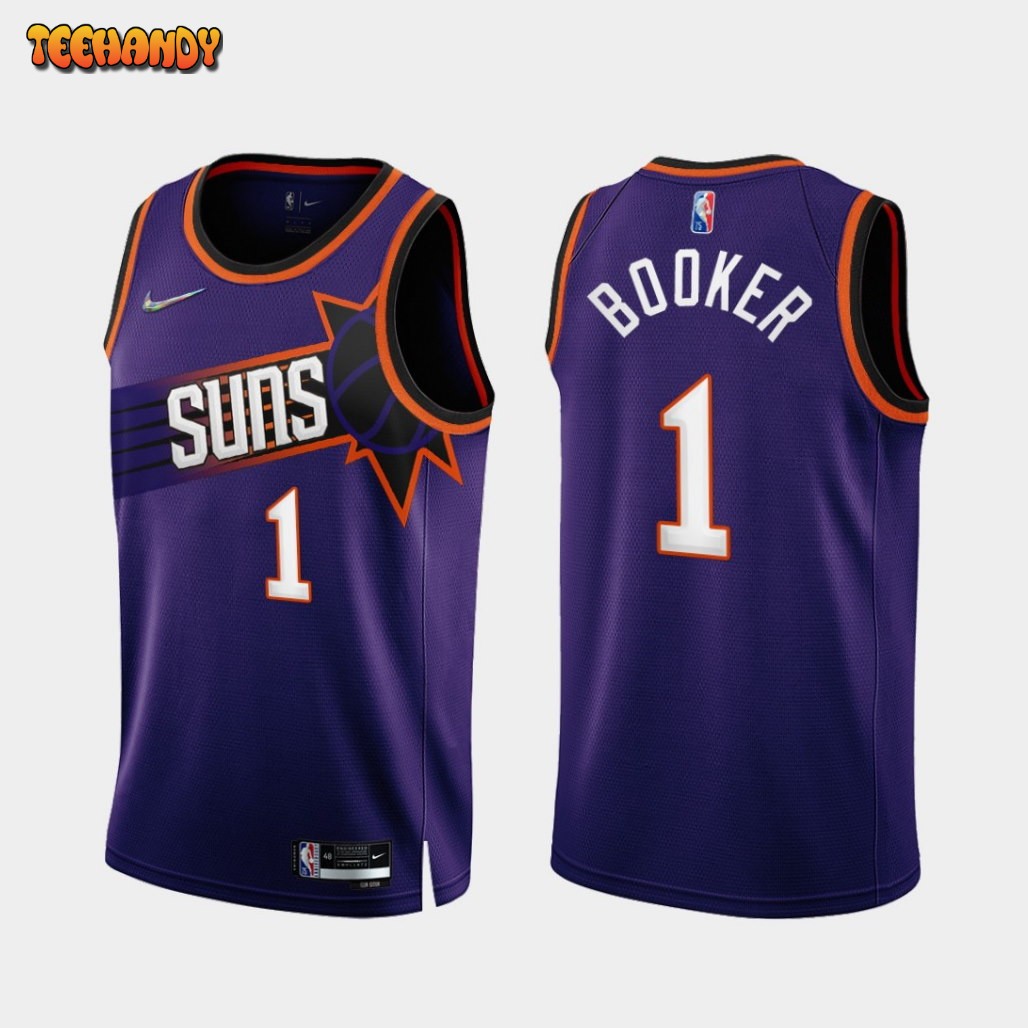 Phoenix Suns Devin Booker 2022-23 Purple Icon Edition Jersey