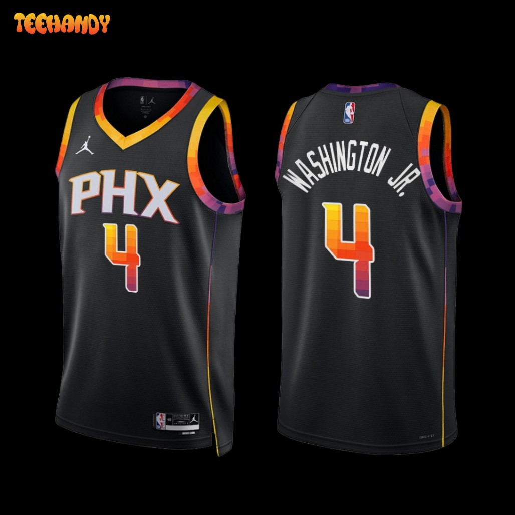 Phoenix Suns Duane Washington Jr. 2022-23 Statement Edition Jersey Black