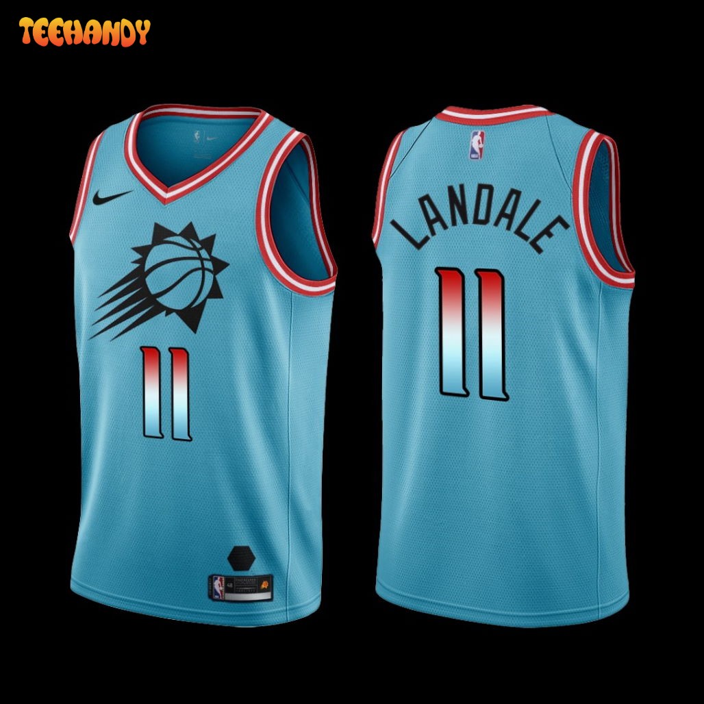 Phoenix Suns Jock Landale 2022-23 City Edition Jersey Blue