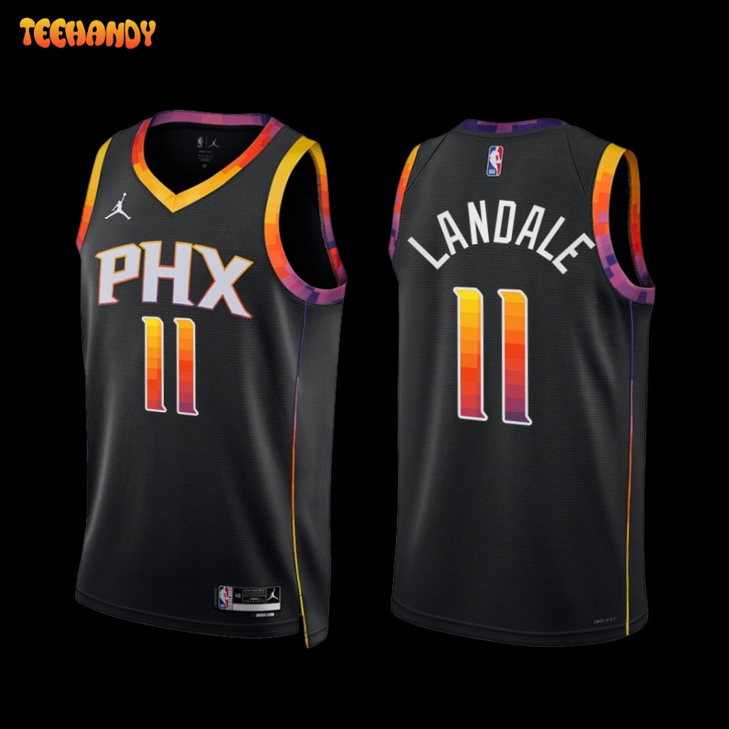 Phoenix Suns Jock Landale 2022-23 Statement Edition Jersey Black