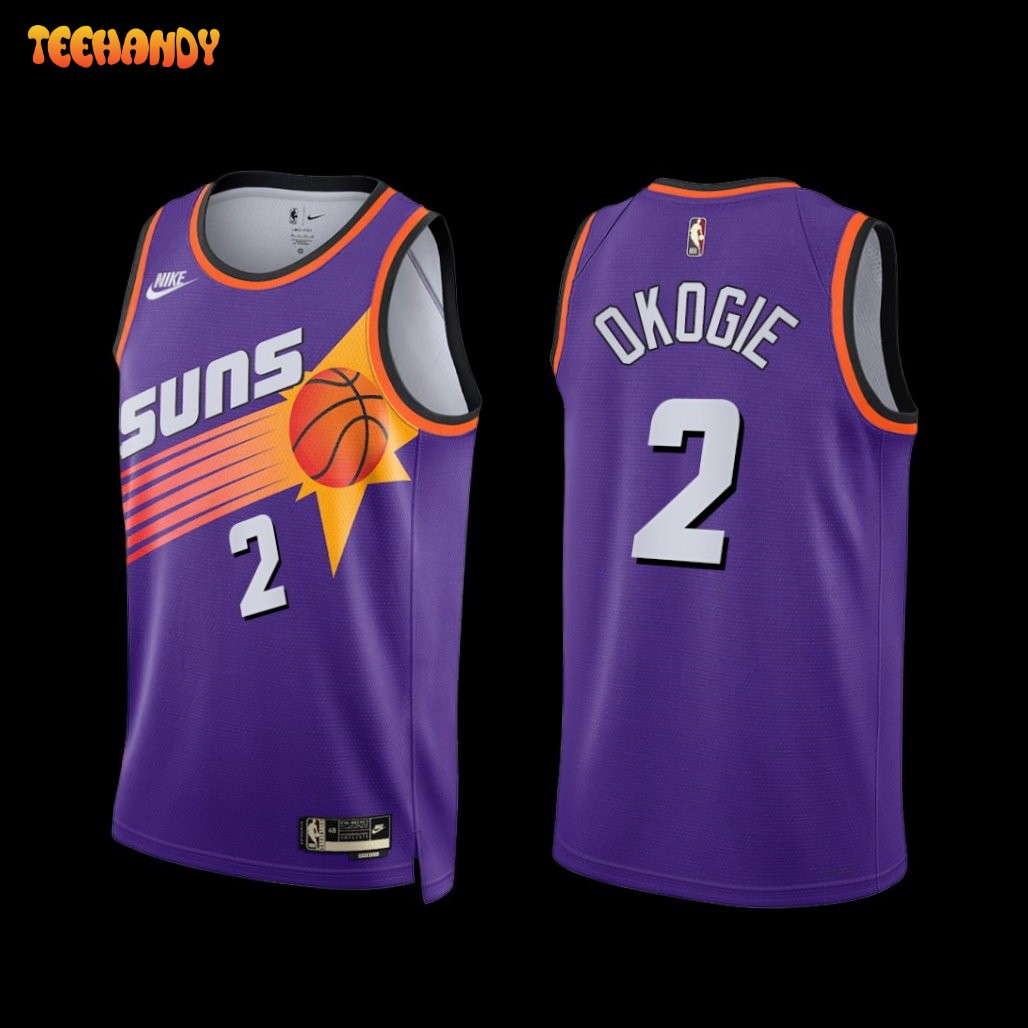 Phoenix Suns Josh Okogie 2022-23 Purple Classic Edition Jersey