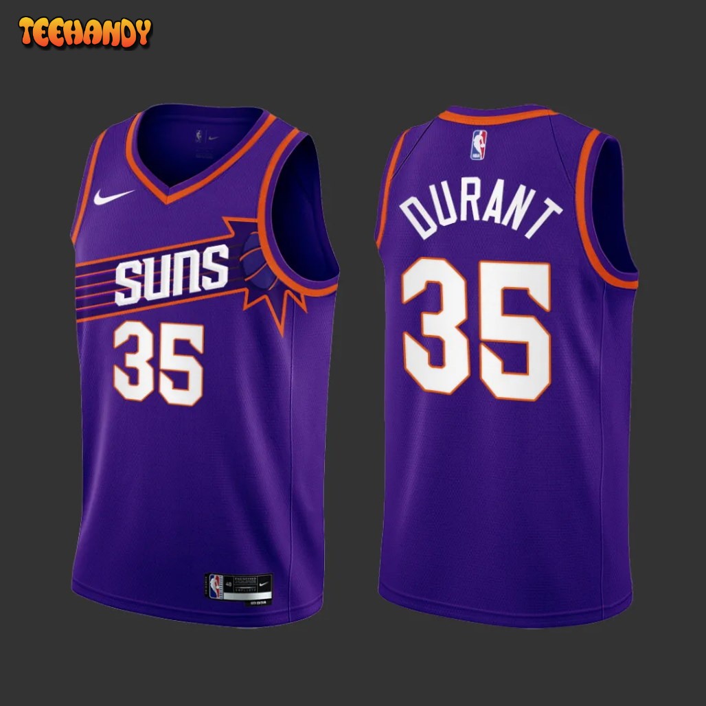 Phoenix Suns Kevin Durant 2023-24 Purple Icon Edition Jersey